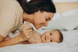 Baby with Mother